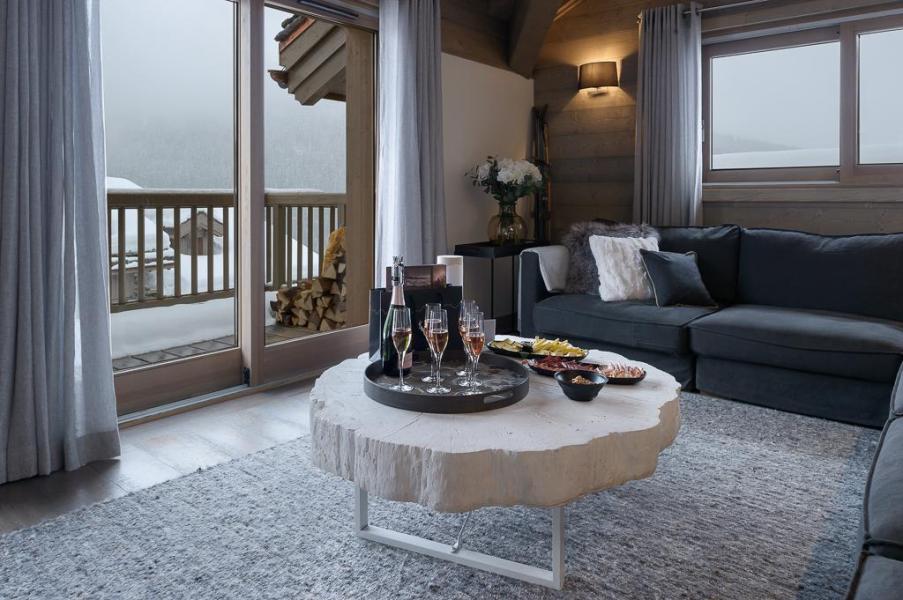 Holiday in mountain resort 6 room triplex apartment 10 people (Koh-I-Nor) - Le C - Courchevel - Living room