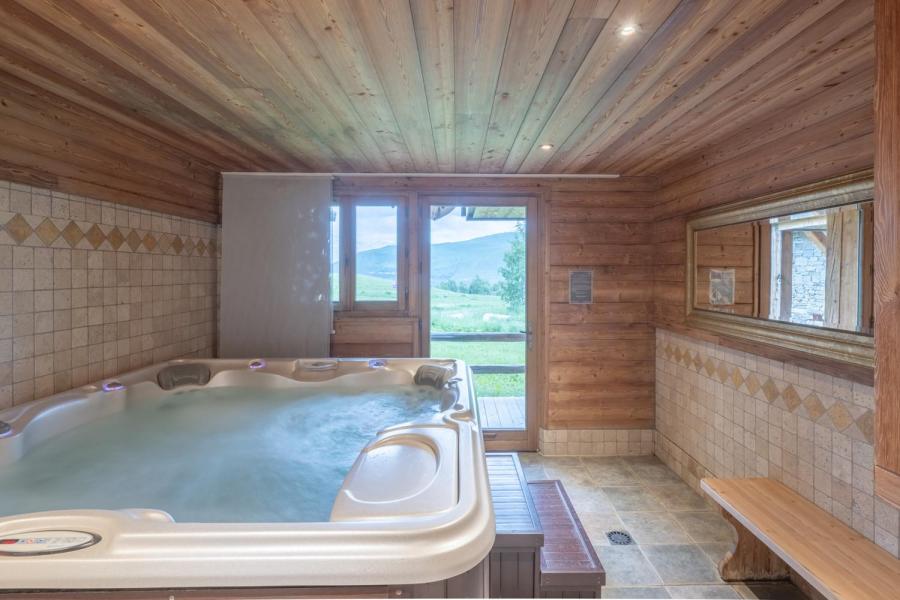 Vacances en montagne Chalet 8 pièces 14 personnes (10 adultes et 4 enfants seulement) - Le Chalet Bouquetin - Alpe d'Huez - Jacuzzi