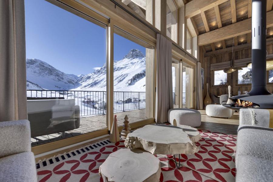 Urlaub in den Bergen Triplex Wohnung 6 Zimmer 10 Personen (MARIUS) - Le Chalet Chardon - Val d'Isère - Wohnzimmer