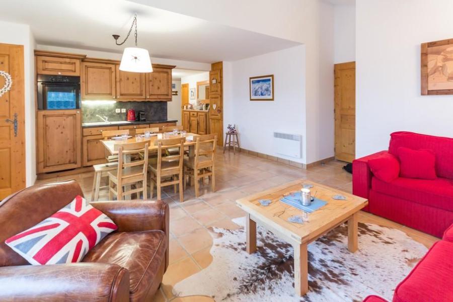 Vakantie in de bergen Appartement 5 kamers 8 personen (A11-12) - Le Chalet des Eucherts - La Rosière - Woonkamer