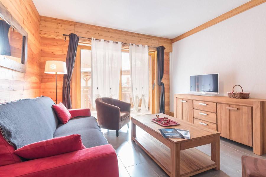 Vakantie in de bergen Appartement 4 kamers 6 personen (VINB01) - Le Chalet du Janus - Montgenèvre - Woonkamer