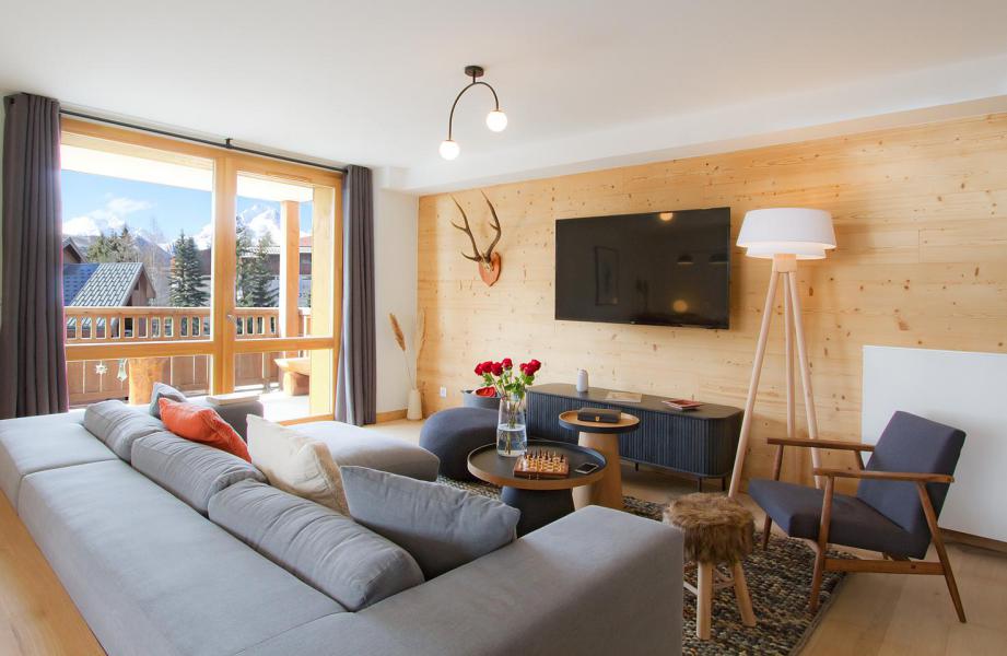 Urlaub in den Bergen 4-Zimmer-Appartment für 8 Personen (A33) - Le Chalet du Soleil - Les 2 Alpes - Wohnzimmer