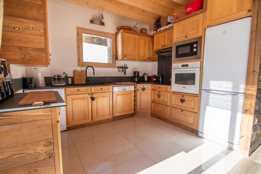 Holiday in mountain resort 5 room duplex chalet 12 people (KOPEREK) - Le Chalet Kopérek - Valloire - Open-plan kitchen