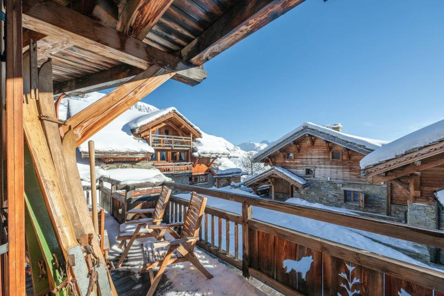 Holiday in mountain resort 9 room chalet 19 people - Le Chalet Loup - Alpe d'Huez - Balcony