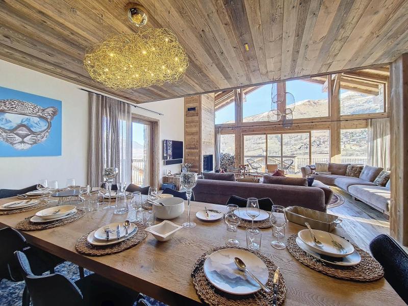 Urlaub in den Bergen 8 Zimmer Chalet für 12 Personen (MN-Panthere) - Le Chatelard - Saint Martin de Belleville - Wohnzimmer