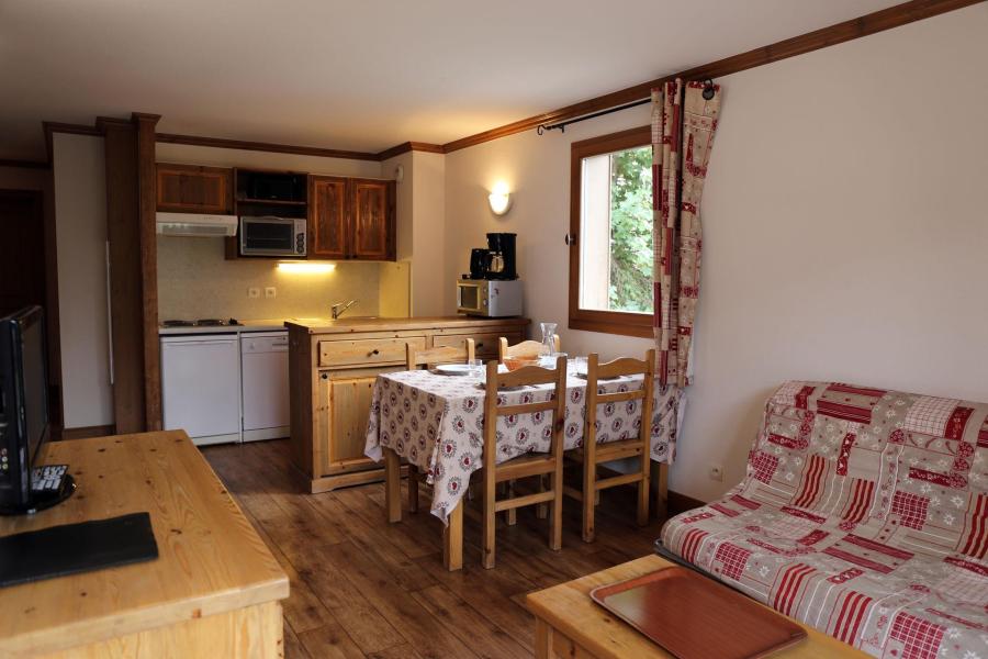 Vakantie in de bergen Appartement 3 kamers 6 personen (04) - Le Clos d'Aussois - Aussois - Woonkamer