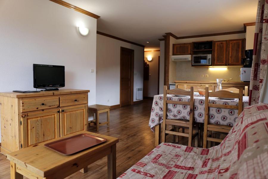 Vakantie in de bergen Appartement 3 kamers 6 personen (04) - Le Clos d'Aussois - Aussois - Woonkamer