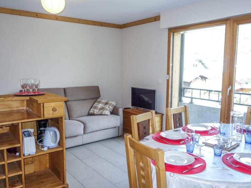 Vakantie in de bergen Appartement 3 kamers 6 personen (1) - Le Clos de la Fontaine - Saint Gervais - Woonkamer