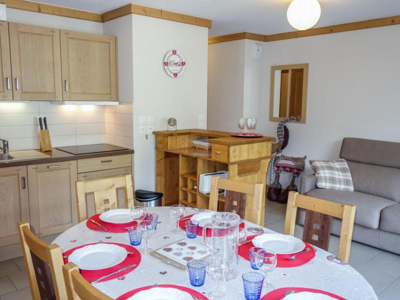 Vakantie in de bergen Appartement 3 kamers 6 personen (1) - Le Clos de la Fontaine - Saint Gervais - Woonkamer