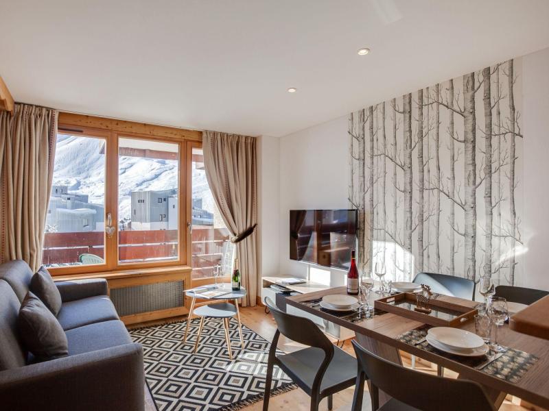 Vakantie in de bergen Appartement 2 kamers 6 personen (12) - Le Curling A - Tignes - Woonkamer