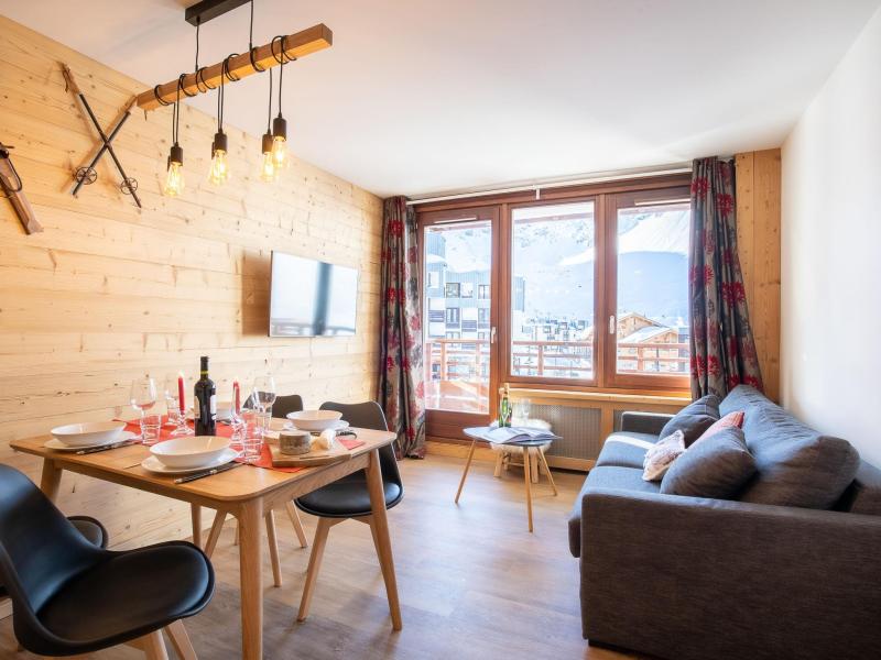 Vakantie in de bergen Appartement 2 kamers 6 personen (33) - Le Curling B - Tignes - Woonkamer