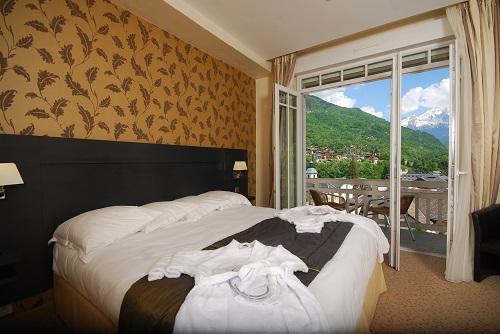 Urlaub in den Bergen Privileg Zimmer (2 personen) - Le Golf Hôtel - Brides Les Bains - Schlafzimmer