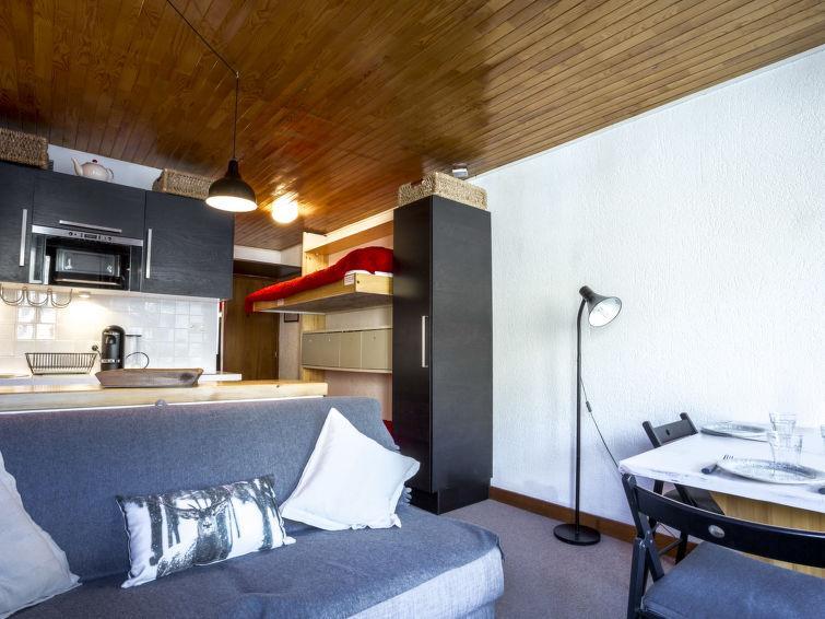 Wakacje w górach Apartament 1 pokojowy 3 osób (5) - Le Grand Pré - Tignes - Pokój gościnny