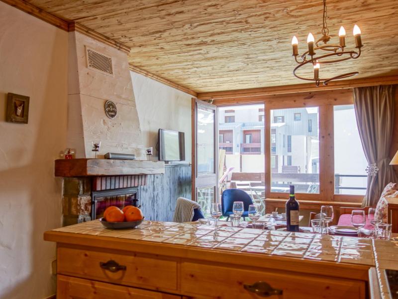 Vakantie in de bergen Appartement 3 kamers 8 personen (5) - Le Grand Tichot A et B - Tignes - Woonkamer