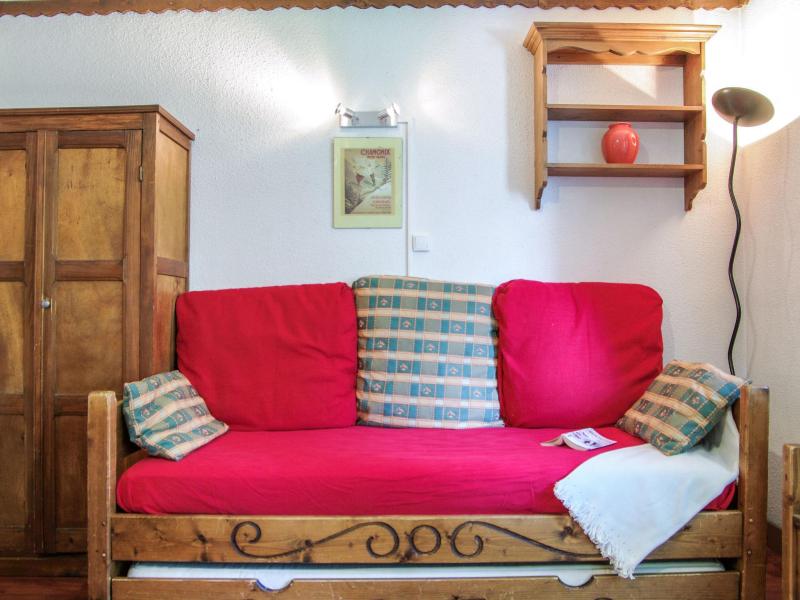 Vakantie in de bergen Appartement 1 kamers 4 personen (3) - Le Grépon - Chamonix - Woonkamer