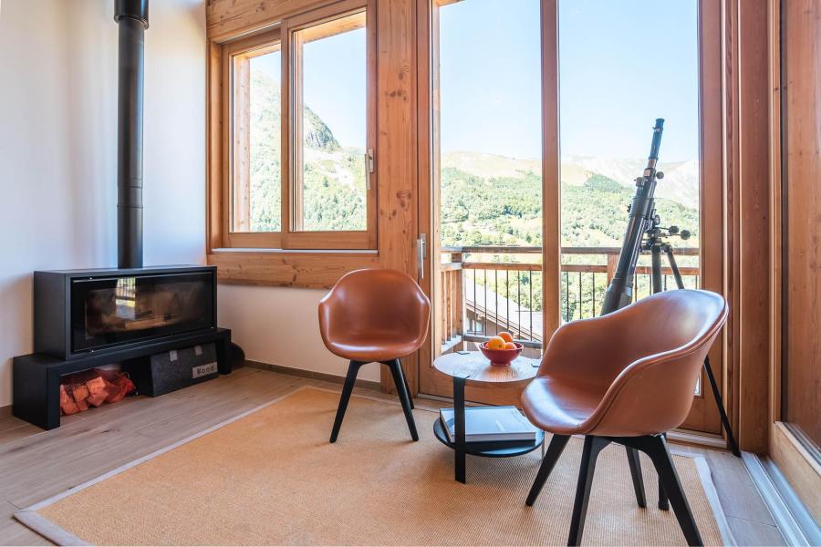 Holiday in mountain resort 6 room quadriplex chalet 10 people (Monte Corona) - Le Hameau de Caseblanche - Saint Martin de Belleville - Living room
