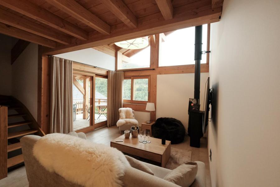 Vakantie in de bergen Chalet triplex 4 kamers 6 personen (Aigle) - Le Hameau de Caseblanche - Saint Martin de Belleville - Woonkamer