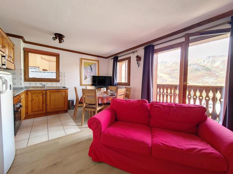 Каникулы в горах Апартаменты 4 комнат 6 чел. (6) - Le Hameau de la Sapinière - Chalet Cembro - Les Menuires - Салон