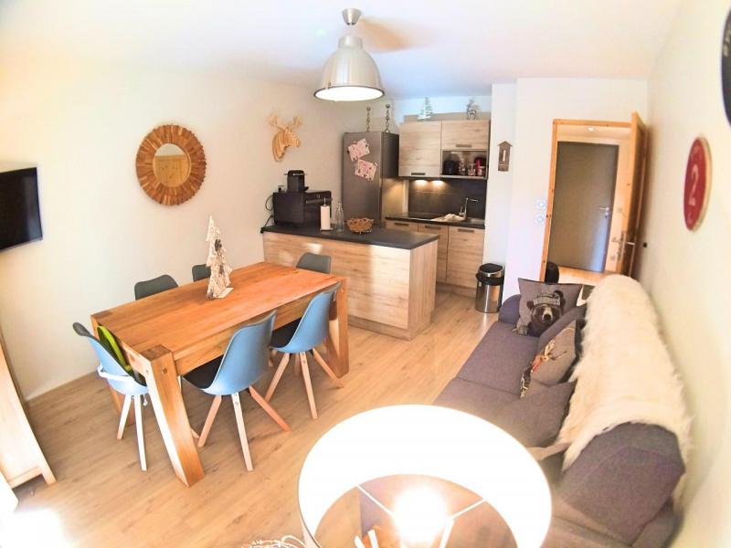 Vakantie in de bergen Appartement 2 kabine kamers 6 personen (M18) - Le Hameau des Rennes - Vars - Woonkamer