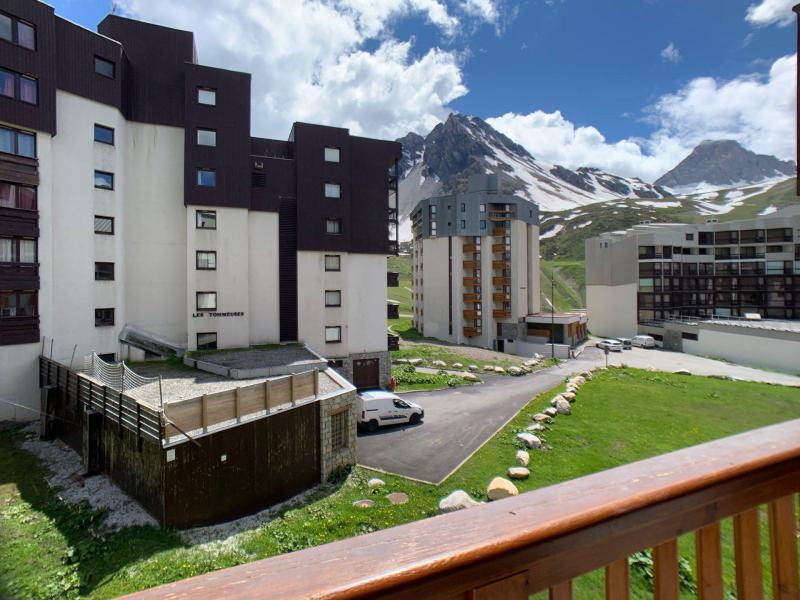 Urlaub in den Bergen 2-Zimmer-Holzhütte für 6 Personen (3017) - Le Hameau du Borsat 3 - Tignes - Terrasse