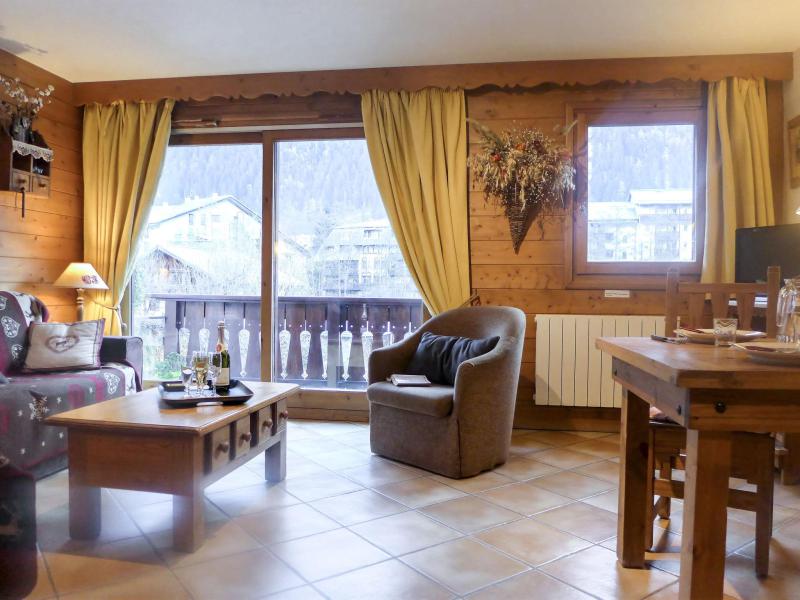 Wakacje w górach Apartament 3 pokojowy 4 osób (1) - Le Krystor - Chamonix - Pokój gościnny