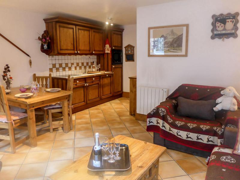 Wakacje w górach Apartament 3 pokojowy 4 osób (1) - Le Krystor - Chamonix - Pokój gościnny