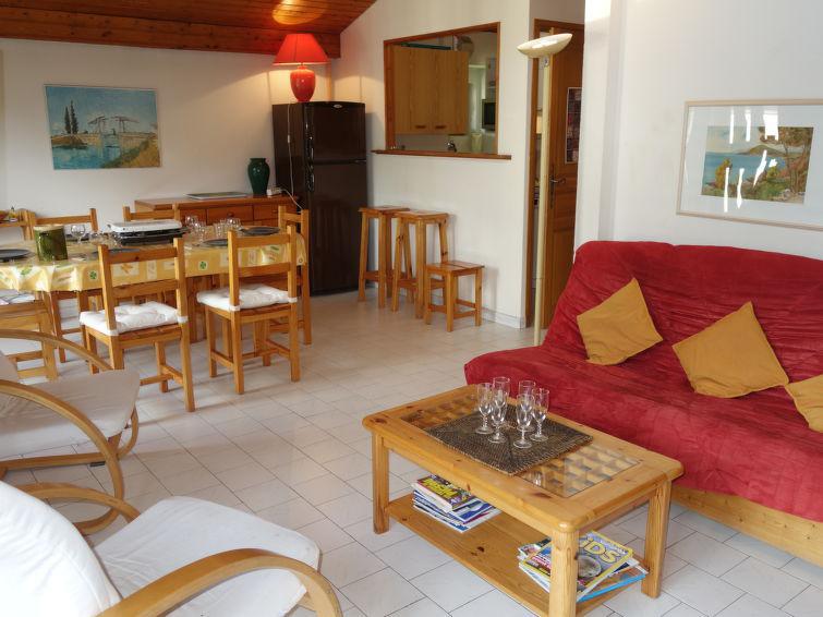 Vakantie in de bergen Appartement 4 kamers 8 personen (1) - Le Martagon - Saint Gervais - Woonkamer