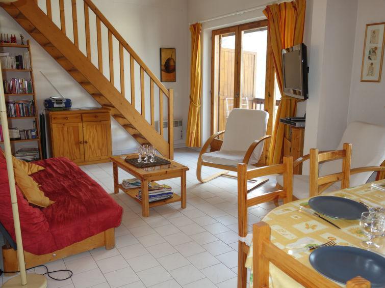 Vakantie in de bergen Appartement 4 kamers 8 personen (1) - Le Martagon - Saint Gervais - Woonkamer