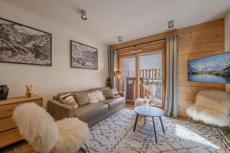 Urlaub in den Bergen 3-Zimmer-Appartment für 4 Personen (104) - Le Mas de Joux Plane - Morzine - Wohnzimmer