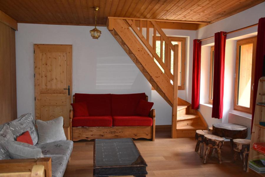 Vakantie in de bergen Chalet 3 kamers mezzanine 6 personen - Le Merlet - Pralognan-la-Vanoise - Woonkamer