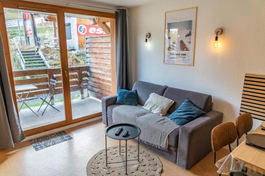 Vakantie in de bergen Appartement 2 kamers 6 personen (024) - Le Parc des Airelles - Les Orres - Woonkamer