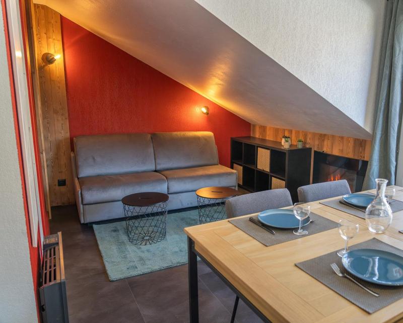 Vakantie in de bergen Appartement 2 kamers 6 personen (203) - Le Parc des Airelles - Les Orres - Woonkamer