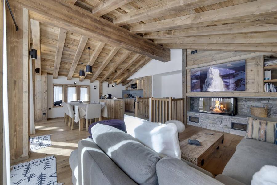 Vacanze in montagna Chalet su 3 piani 4 stanze per 6 persone - Le Petit Joseray - Val d'Isère - Soggiorno
