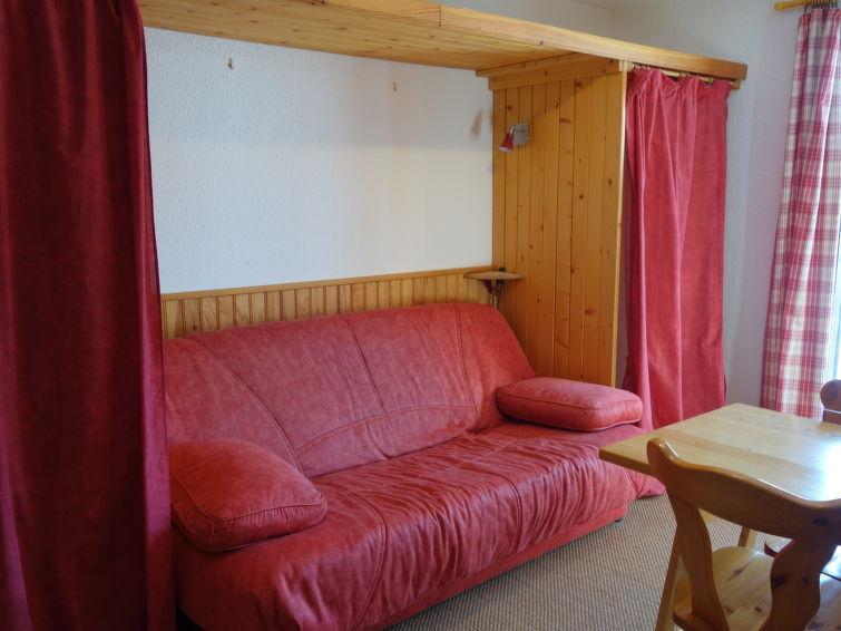 Holiday in mountain resort 1 room apartment 4 people (1) - Le Petit Sapin - Megève - Living room