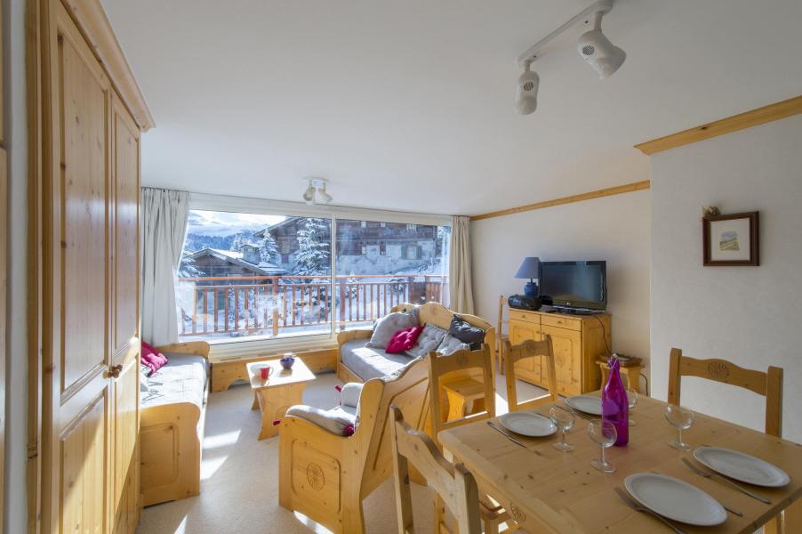 Vakantie in de bergen Appartement 2 kamers 4 personen (203) - LE PRALONG - Courchevel - Woonkamer