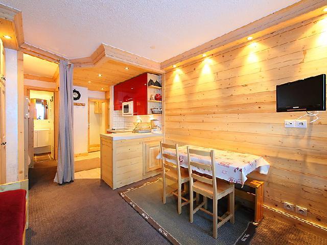 Holiday in mountain resort 1 room apartment 4 people (5) - Le Pramecou - Tignes - Living room