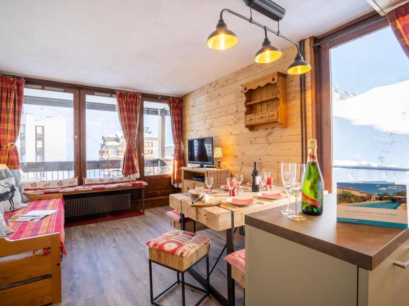 Vakantie in de bergen Appartement 2 kamers 6 personen (12) - Le Prariond - Tignes - Woonkamer