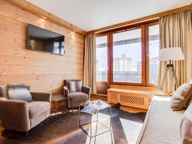 Vakantie in de bergen Appartement 3 kamers 6 personen (10) - Le Prariond - Tignes - Woonkamer