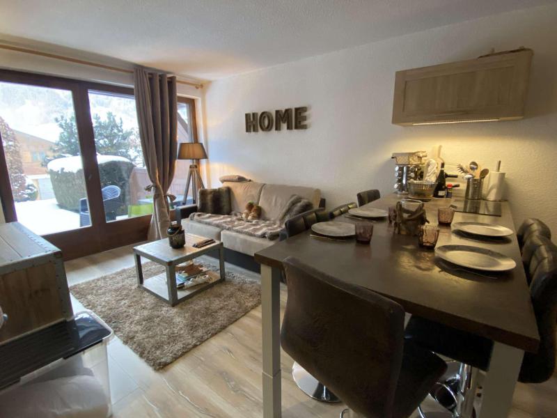 Vakantie in de bergen Appartement 3 kamers 4 personen (490-004) - Le Quartz - Praz sur Arly - Woonkamer