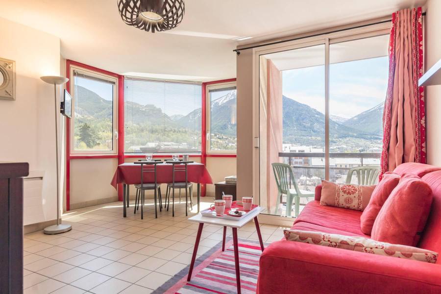 Vakantie in de bergen Appartement 2 kamers 4 personen (409) - Le Relais de la Guisane A - Serre Chevalier - Woonkamer