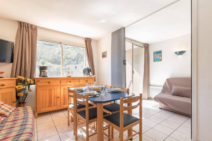 Vakantie in de bergen Studio bergnis 4 personen (214) - Le Relais de la Guisane II - Serre Chevalier - Woonkamer