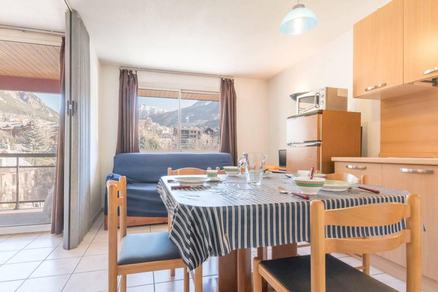 Vakantie in de bergen Studio bergnis 5 personen (306) - Le Relais de la Guisane II - Serre Chevalier - Woonkamer