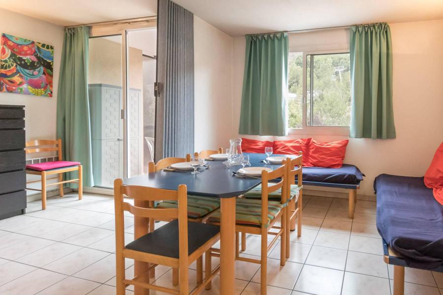 Urlaub in den Bergen Studio Schlafnische 4 Personen (101) - Le Relais de la Guisane II - Serre Chevalier - Wohnzimmer