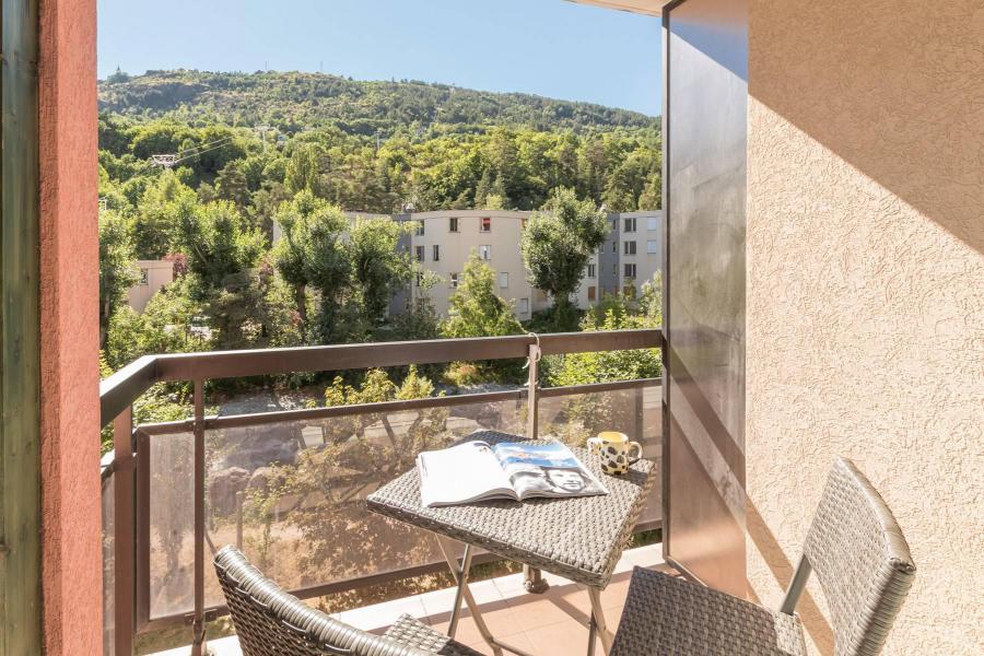 Urlaub in den Bergen Studio Schlafnische 4 Personen (214) - Le Relais de la Guisane II - Serre Chevalier - Balkon