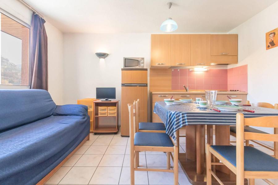 Urlaub in den Bergen Studio Schlafnische 5 Personen (306) - Le Relais de la Guisane II - Serre Chevalier - Wohnzimmer