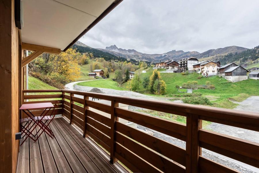 Urlaub in den Bergen 2-Zimmer-Holzhütte für 4 Personen (G471) - Le Roc - Valmorel - Balkon