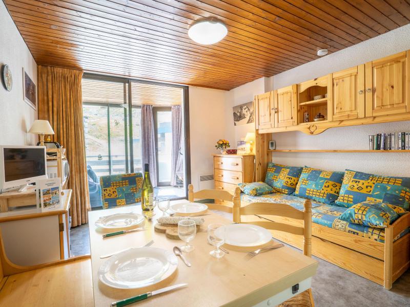 Vakantie in de bergen Appartement 1 kamers 4 personen (1) - Le Schuss - Val Thorens - Woonkamer