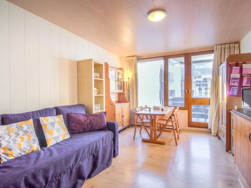 Vakantie in de bergen Appartement 1 kamers 4 personen (21) - Le Sefcotel - Tignes - Woonkamer