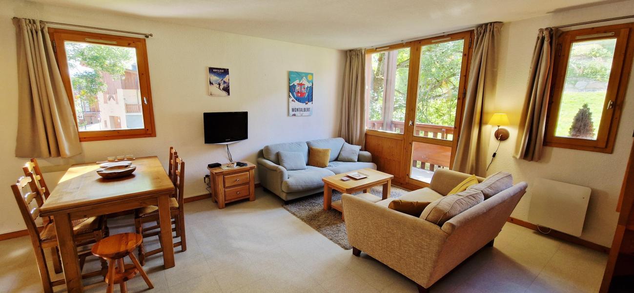 Vacances en montagne Appartement duplex 3 pièces coin montagne 6 personnes (205) - Le Signal - Montalbert - Séjour