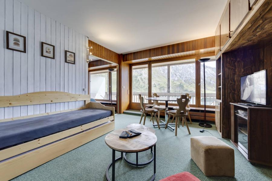 Urlaub in den Bergen 2-Zimmer-Holzhütte für 4 Personen (B32) - LE SOLEIL - Tignes - Wohnzimmer